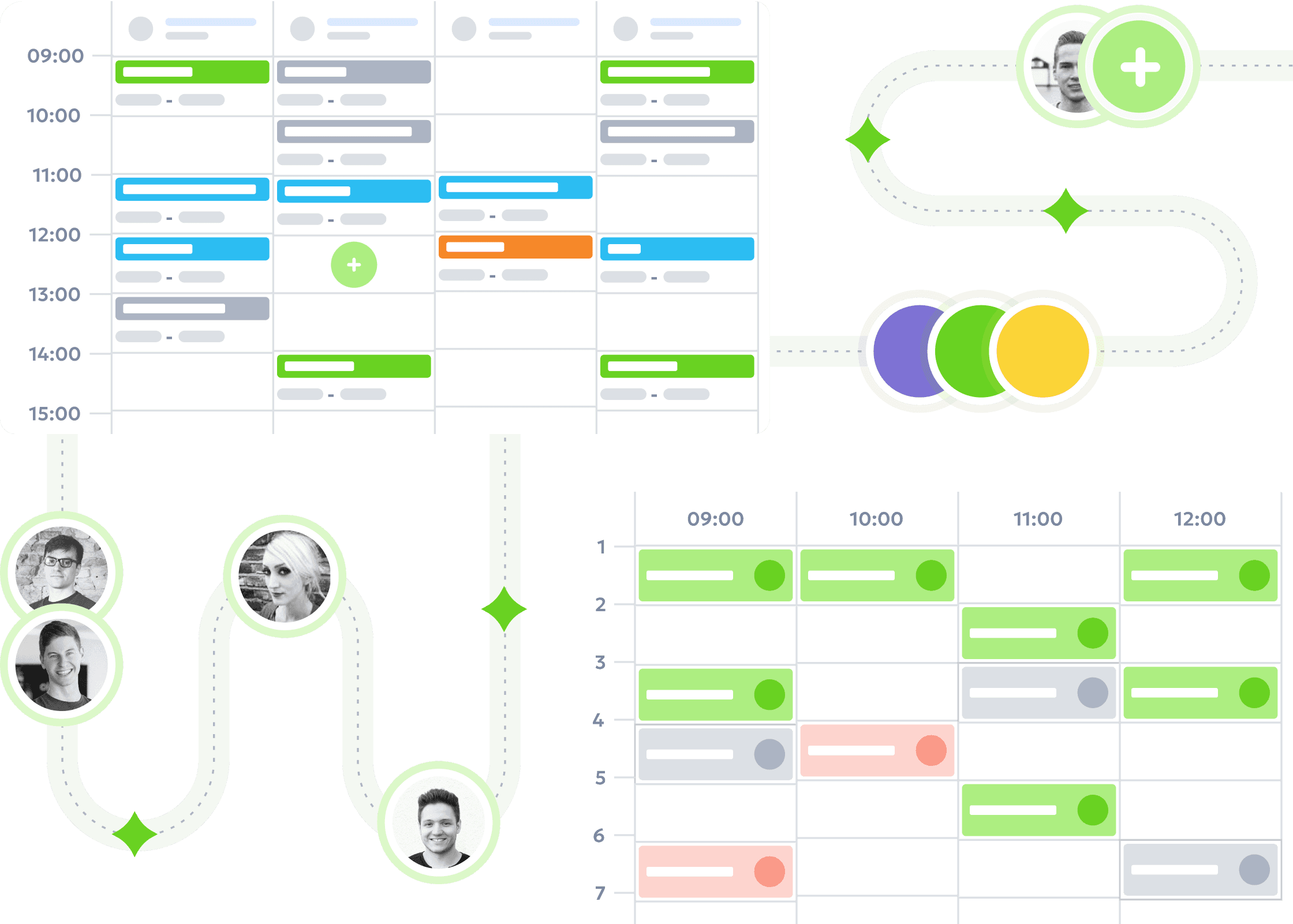 Календарь визитов Mywork