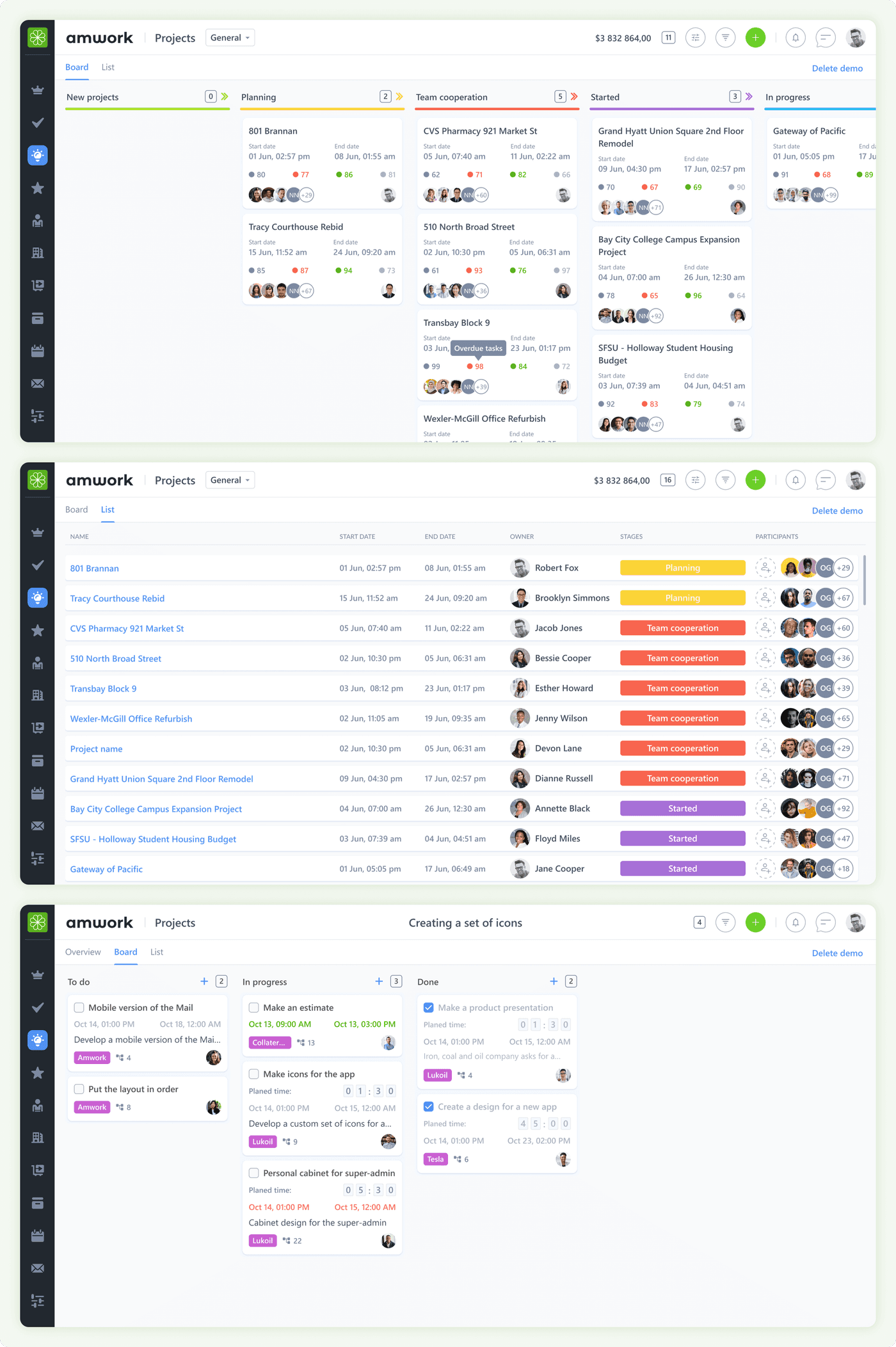 Программа для управления проектами и задачами Mywork